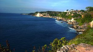 Pantai balangan sunset yang hilang