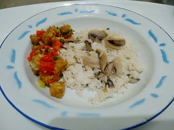 nasi jamur