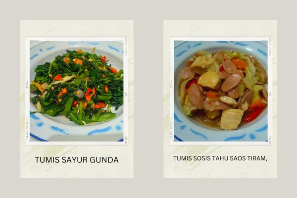 6 menu tumisan harian