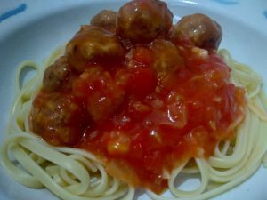 resep fettucini bola tempe