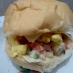 resep egg drop burger