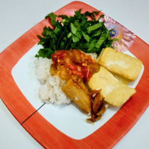 nasi plus sambal wuluh