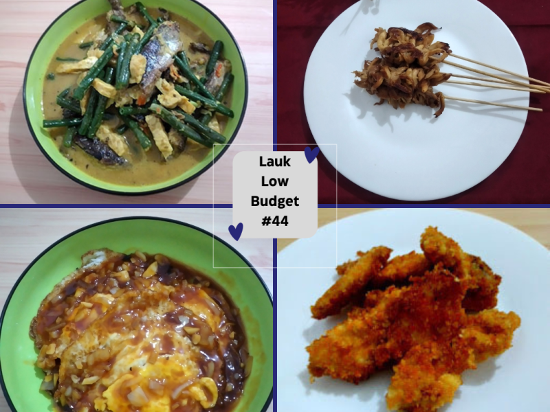 4 Sajian Sedap Lauk Rumahan Low Budget #44